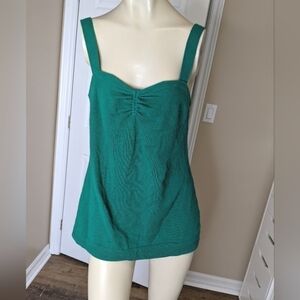 Escada 100% cashmere tank top blouse jewel tone